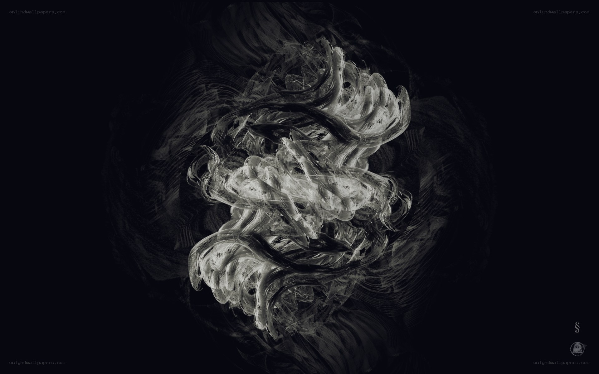 Abstract smoke swirl