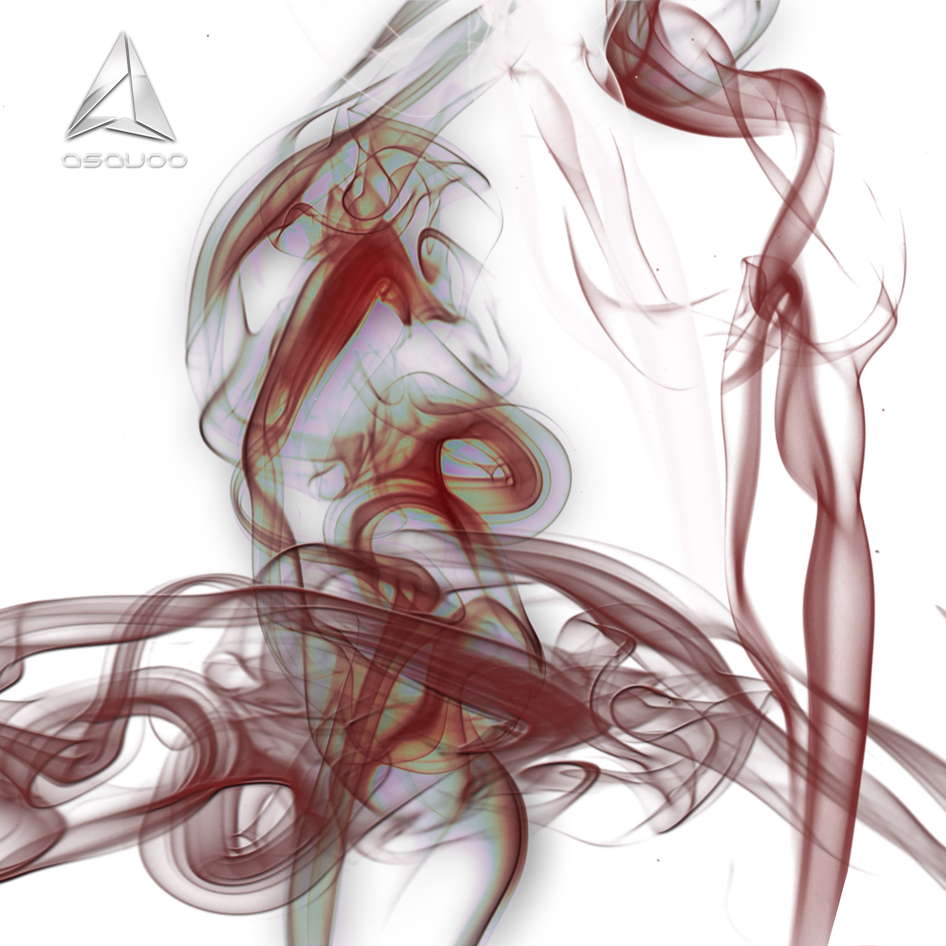 Abstract smoke swirls