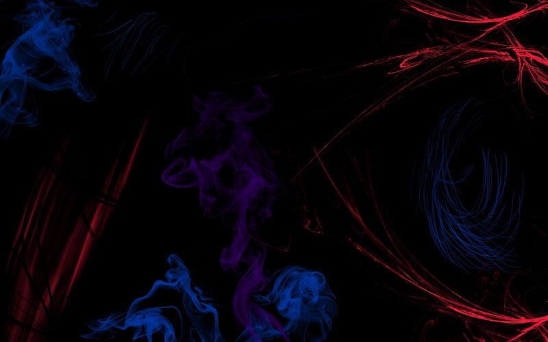 Abstract smoke swirls