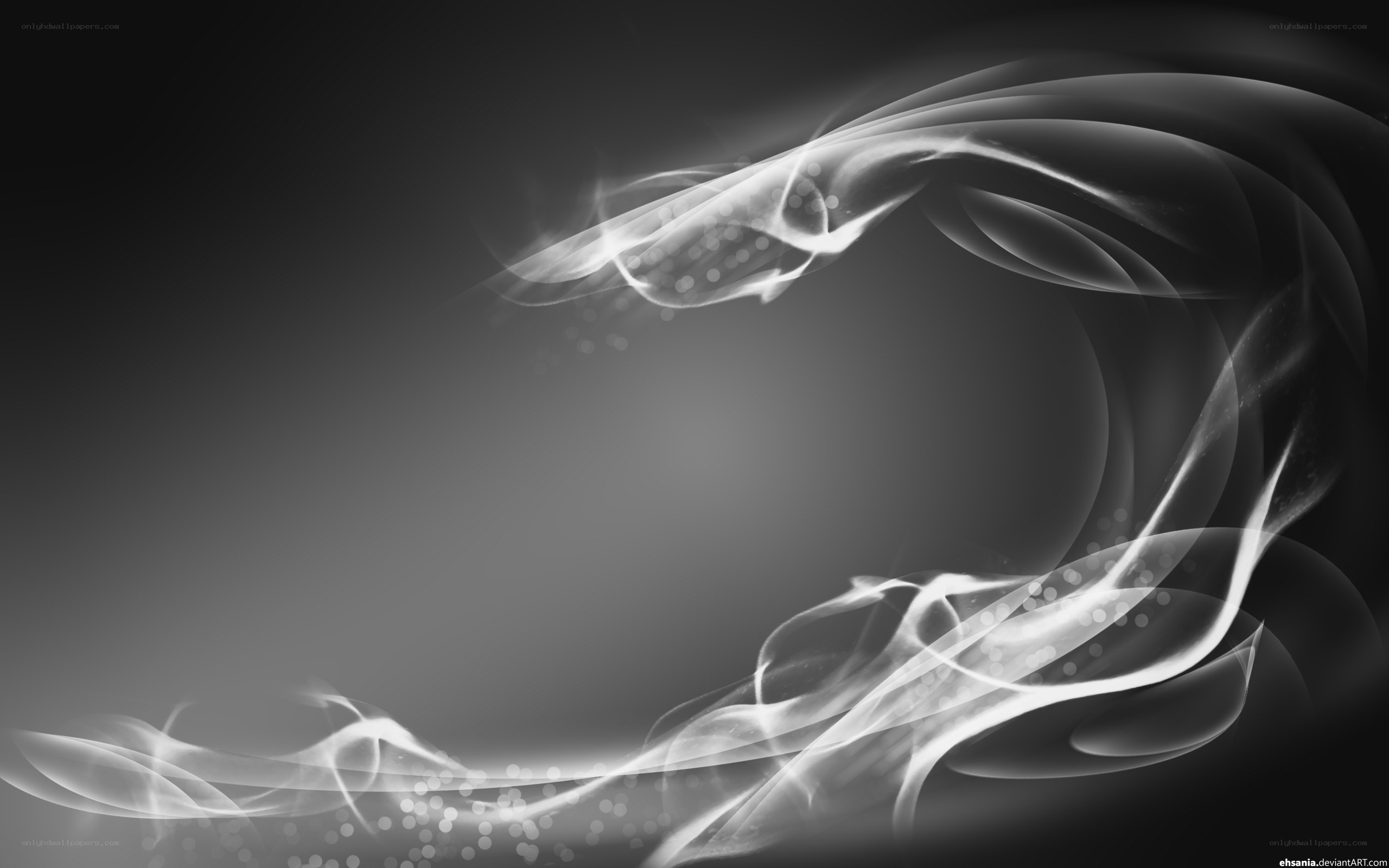 Abstract smoke swirls