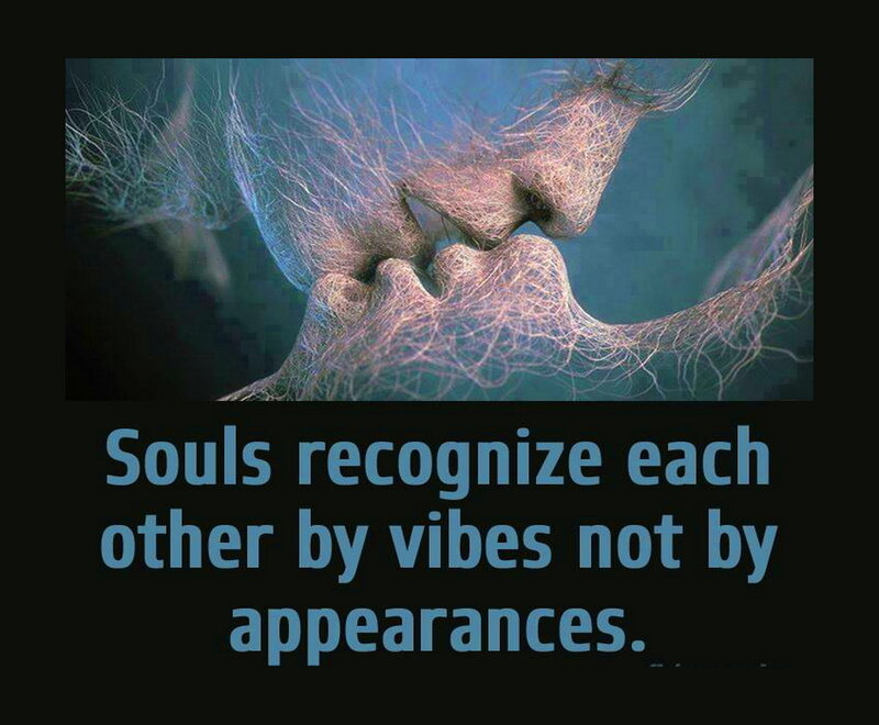 Abstract Souls Kissing