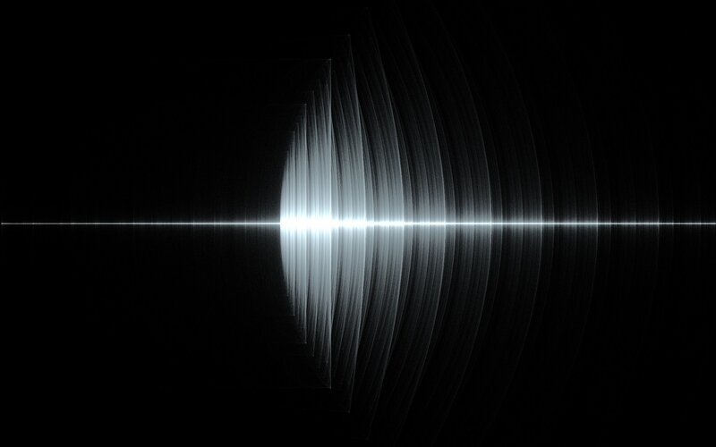 abstract sound wave pattern