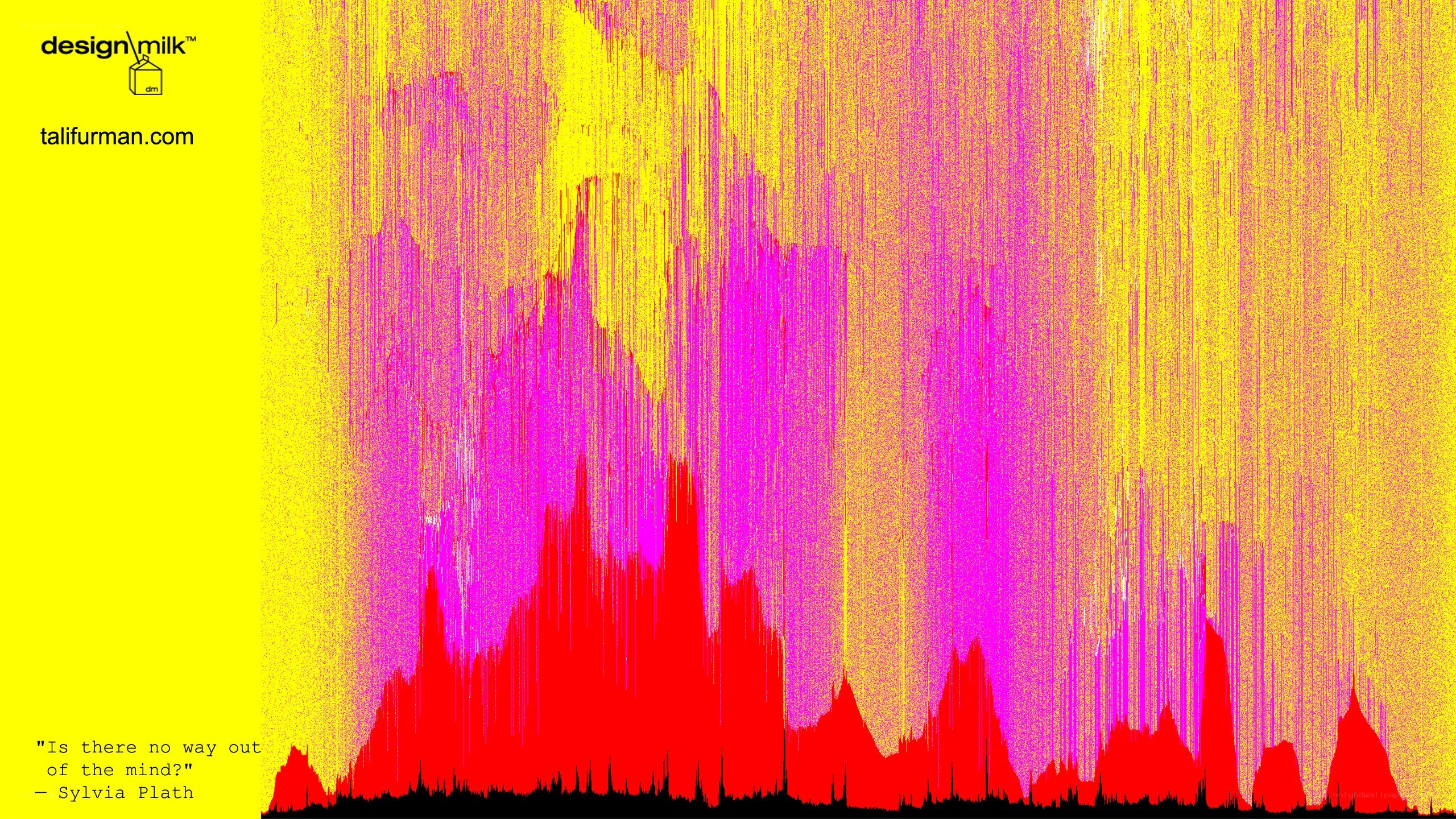 Abstract soundwave art