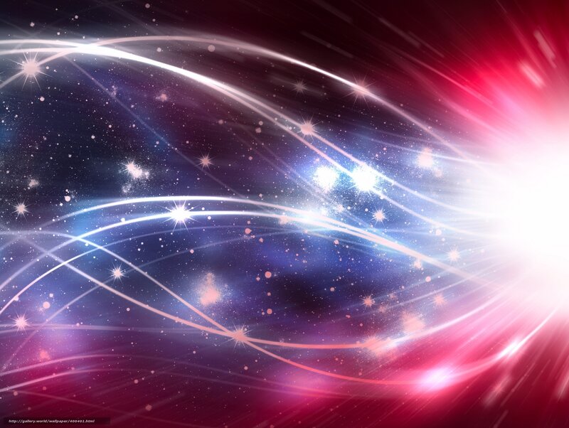 Abstract Space Background — Red