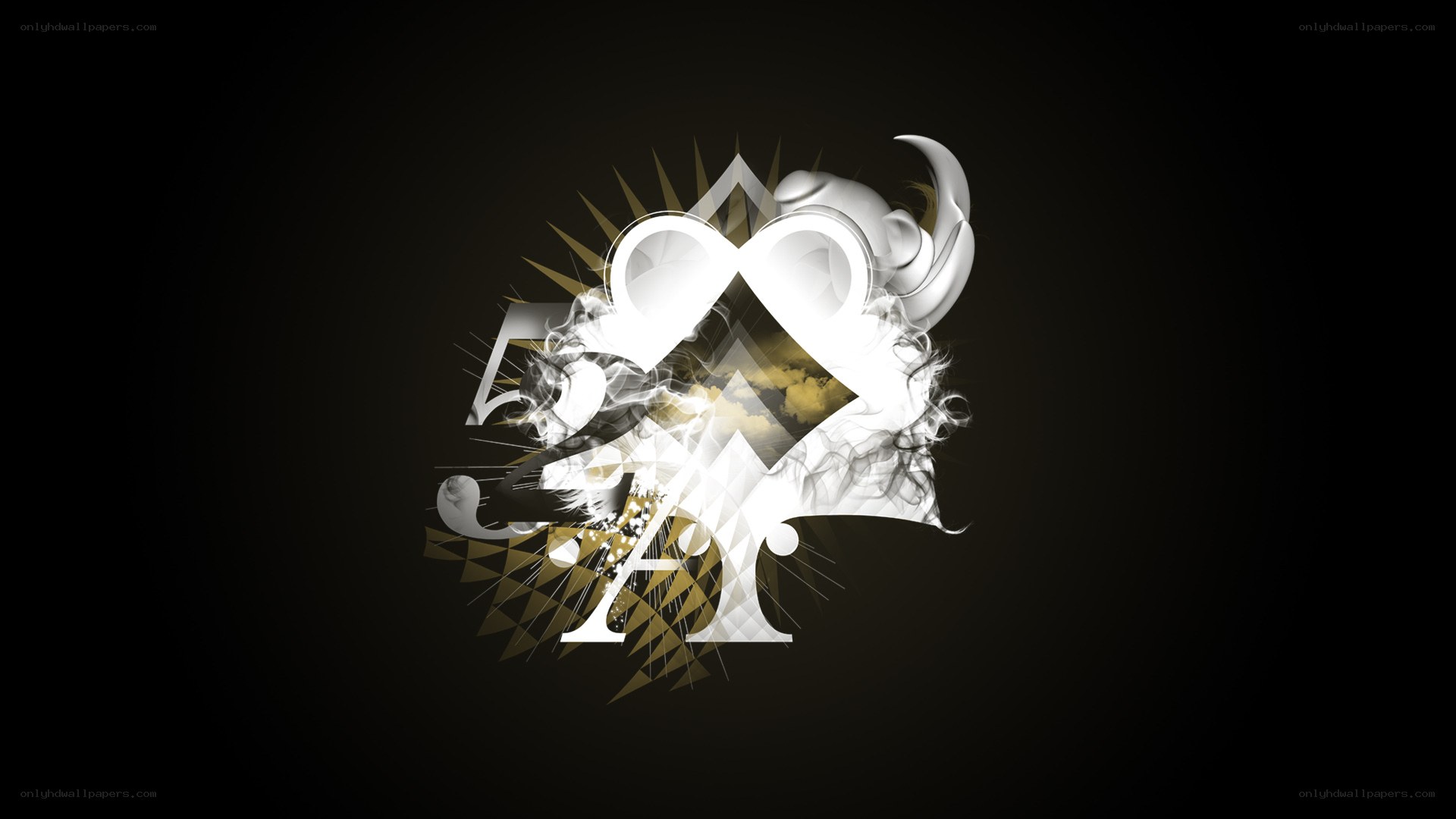 abstract spade design