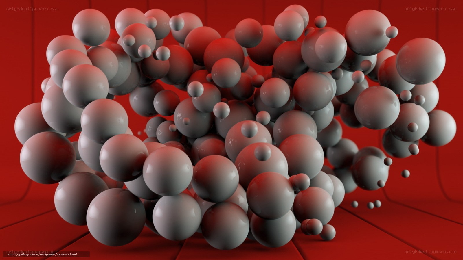 abstract sphere cluster