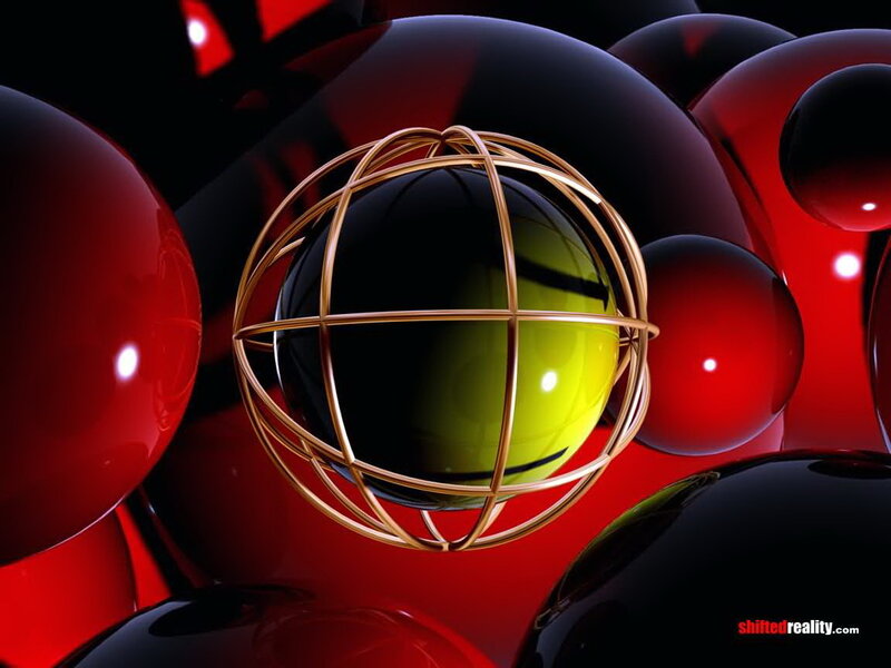 abstract sphere composition