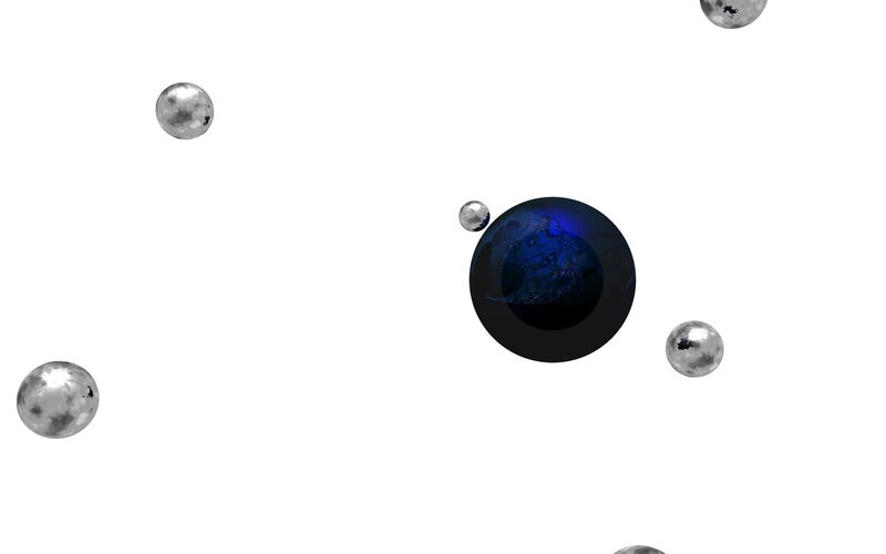abstract sphere composition