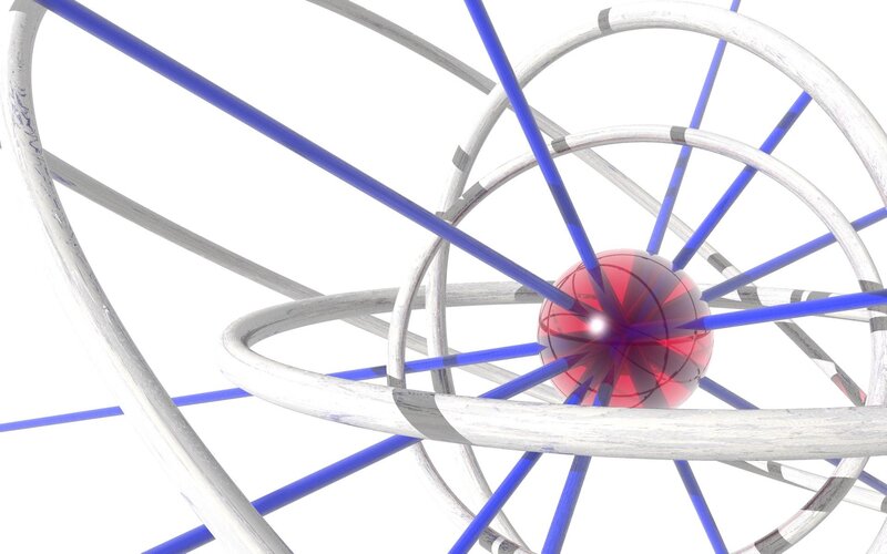 abstract sphere with rings