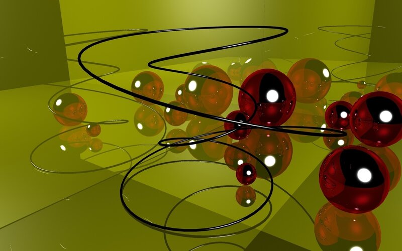 Abstract spheres and spirals