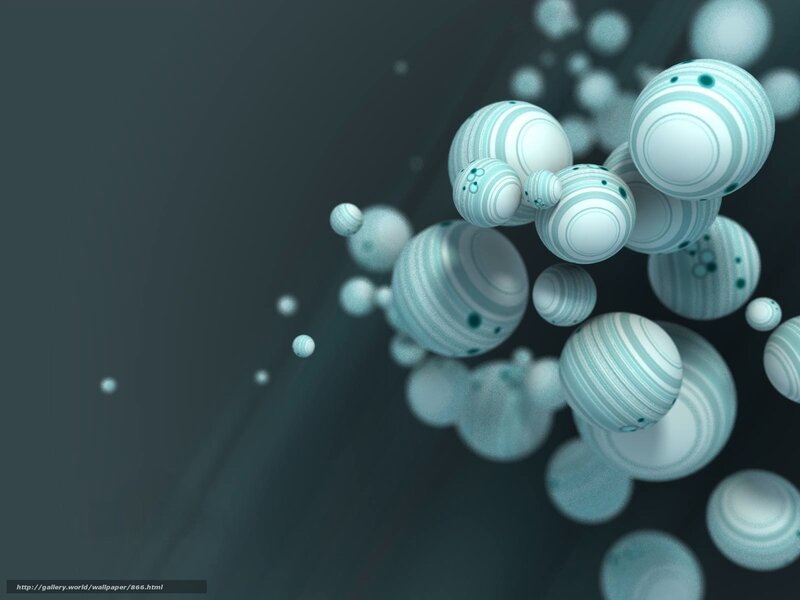 abstract spheres in motion