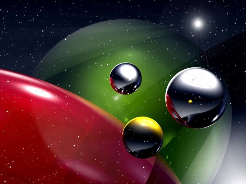 Abstract spheres in space