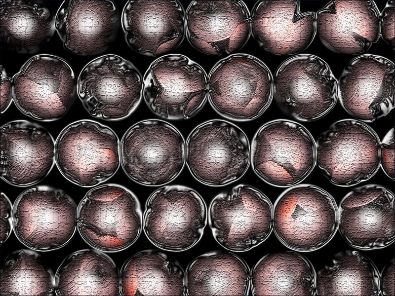Abstract spherical pattern