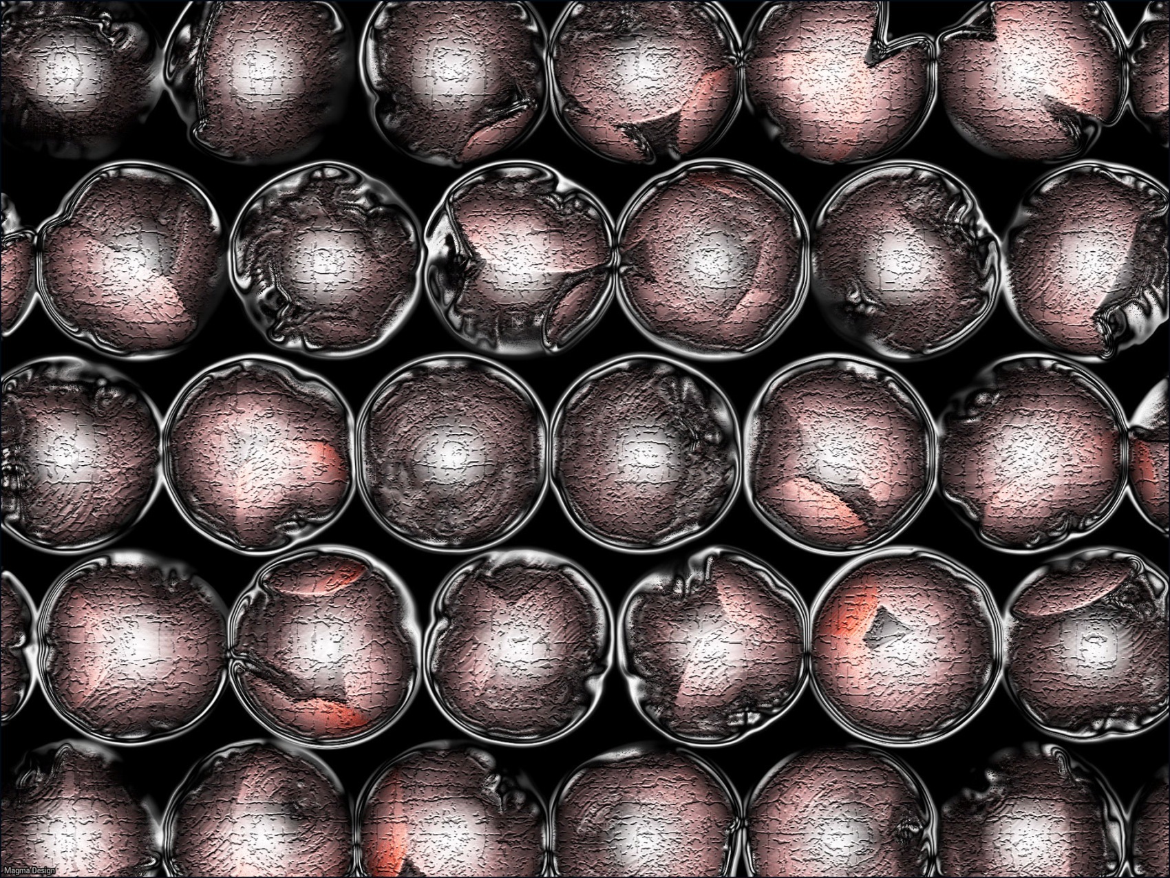 Abstract spherical pattern