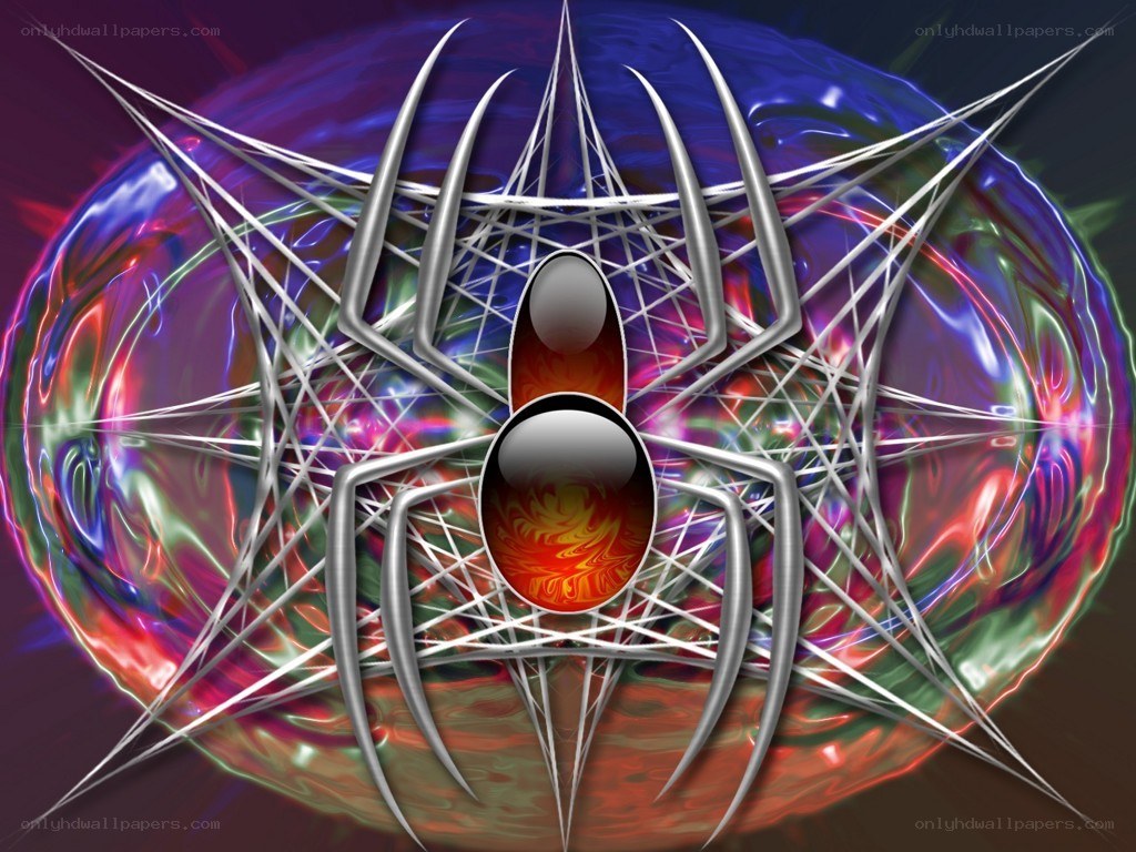 abstract spider web design