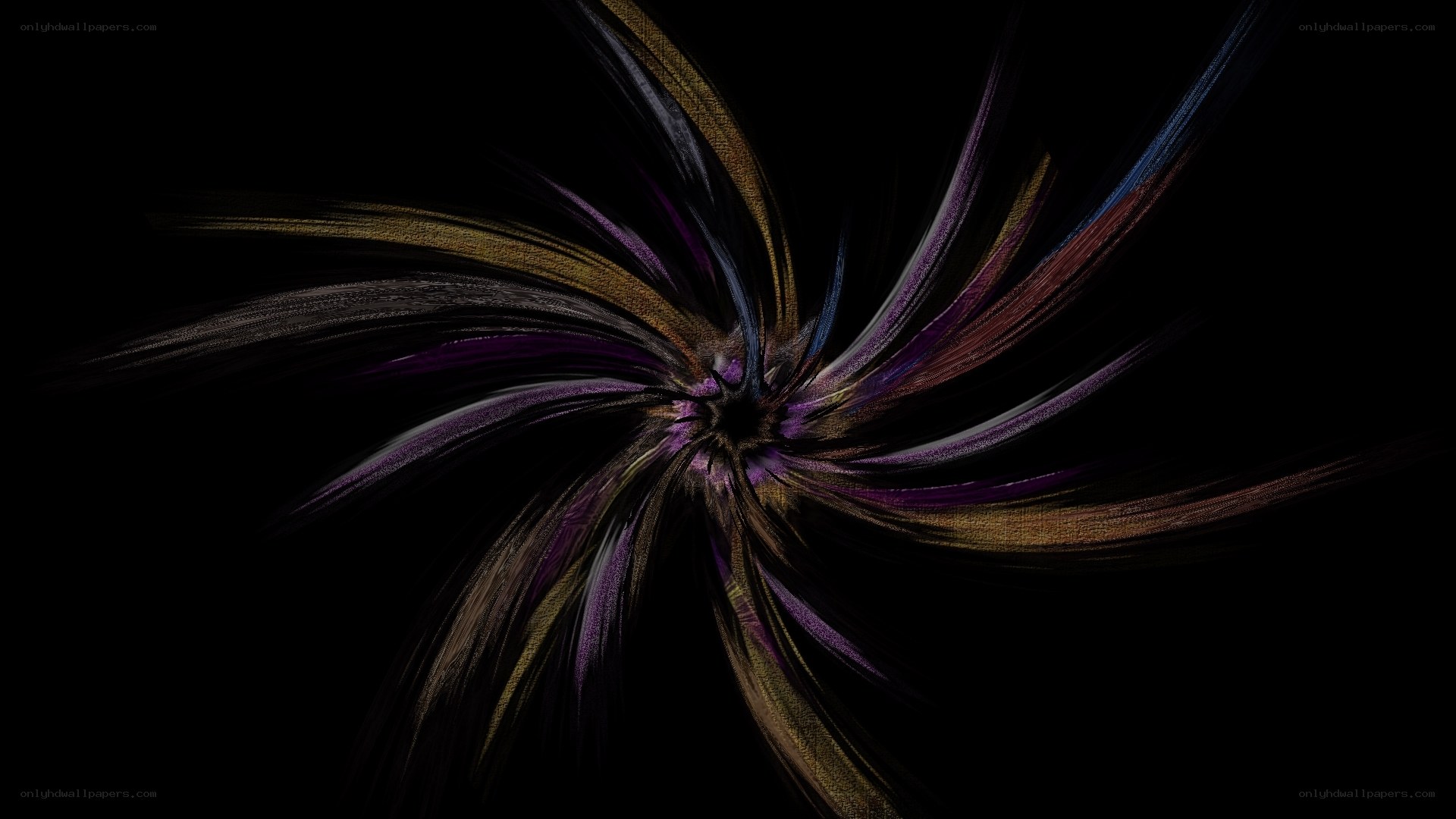 Abstract spiral art design