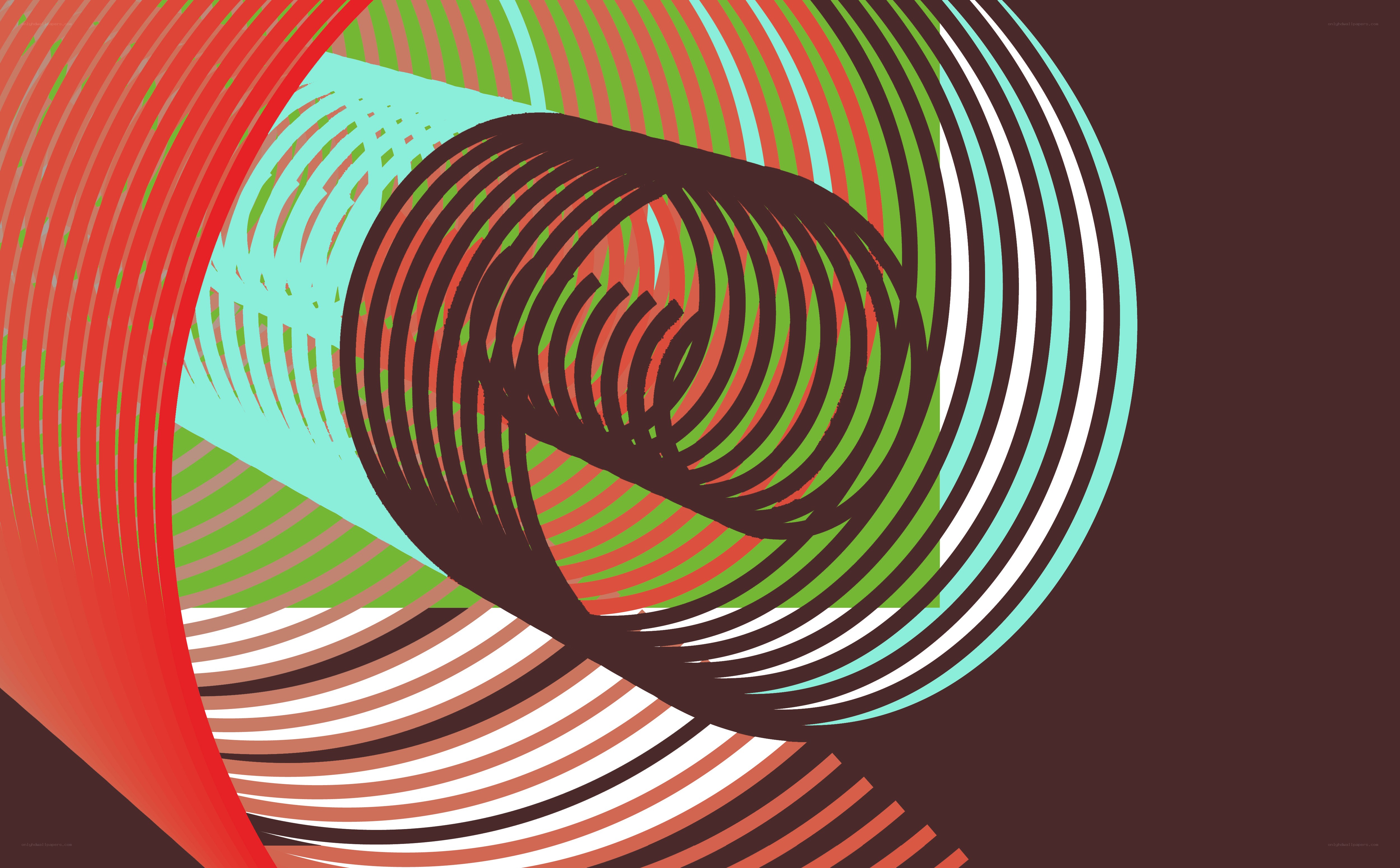 Abstract spiral design