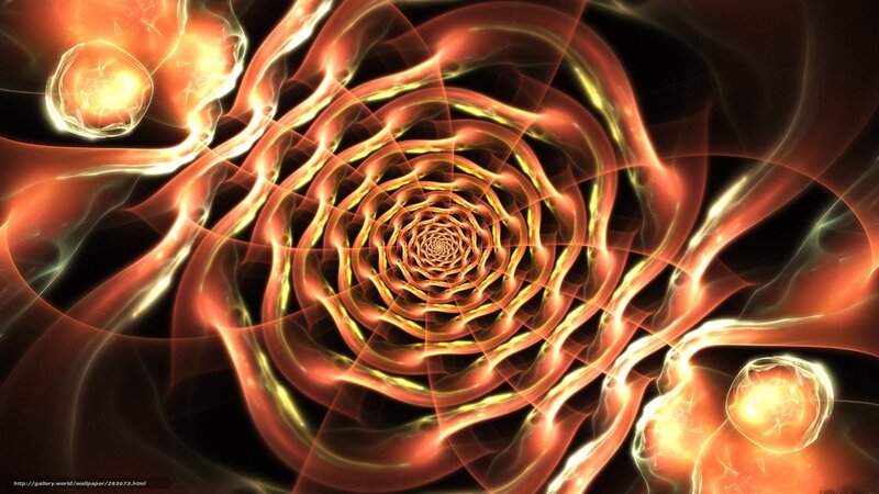 Abstract spiral energy tunnel