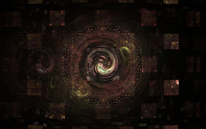 abstract spiral fractal pattern