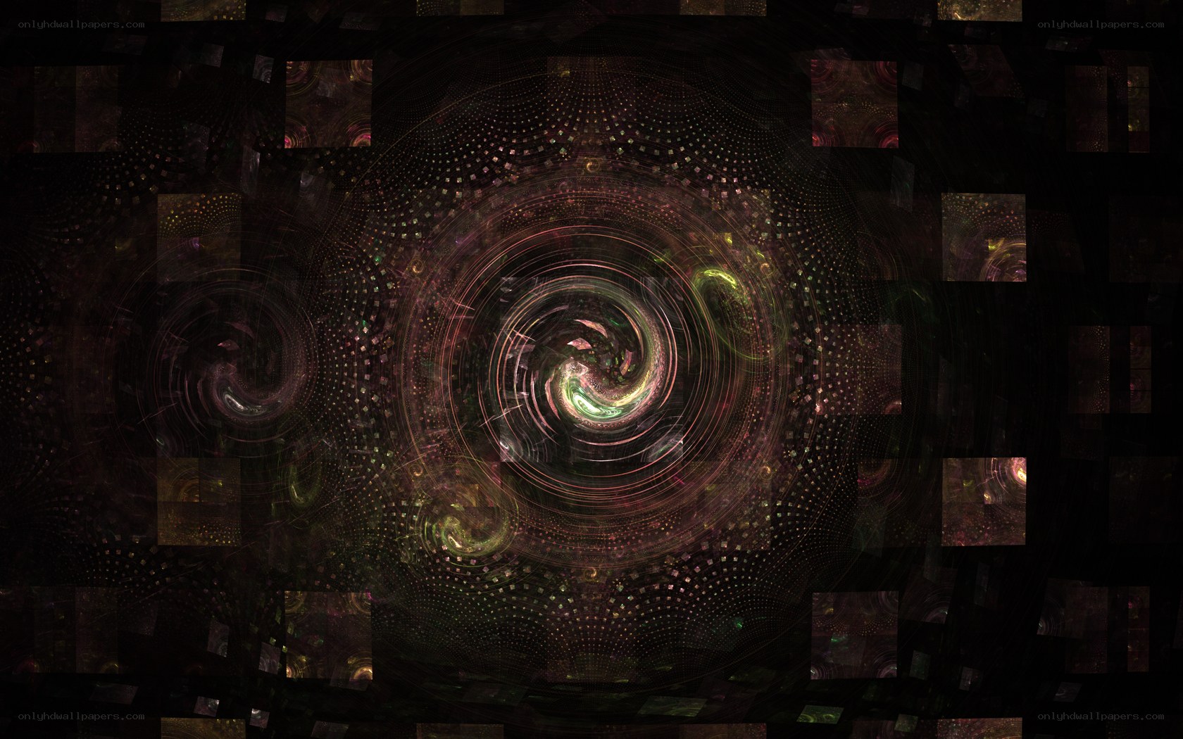 abstract spiral fractal pattern