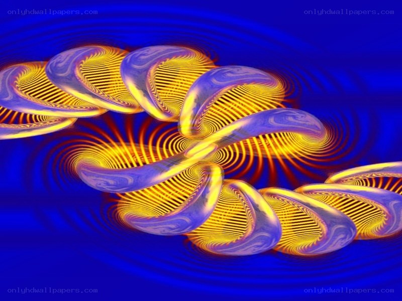 Abstract spiral fractal pattern