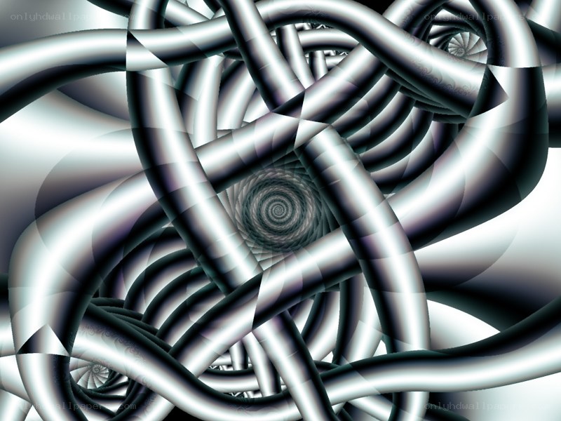 Abstract spiral fractal pattern
