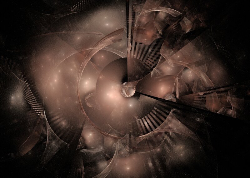 Abstract Spiral Fractal