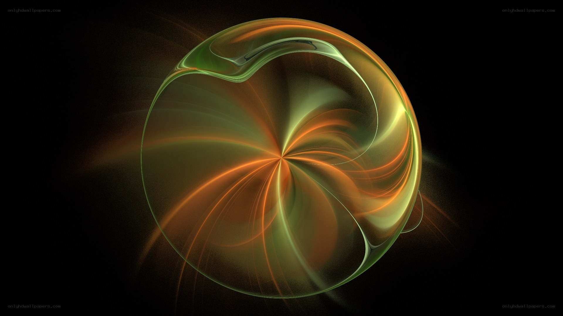 Abstract spiral light design