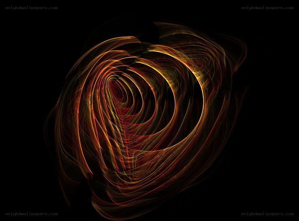 Abstract spiral light pattern