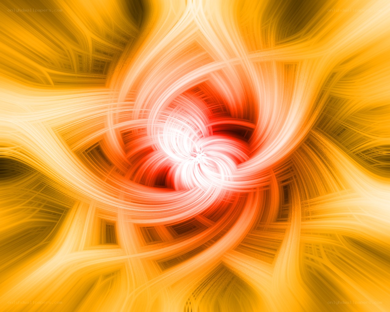 Abstract spiral light pattern
