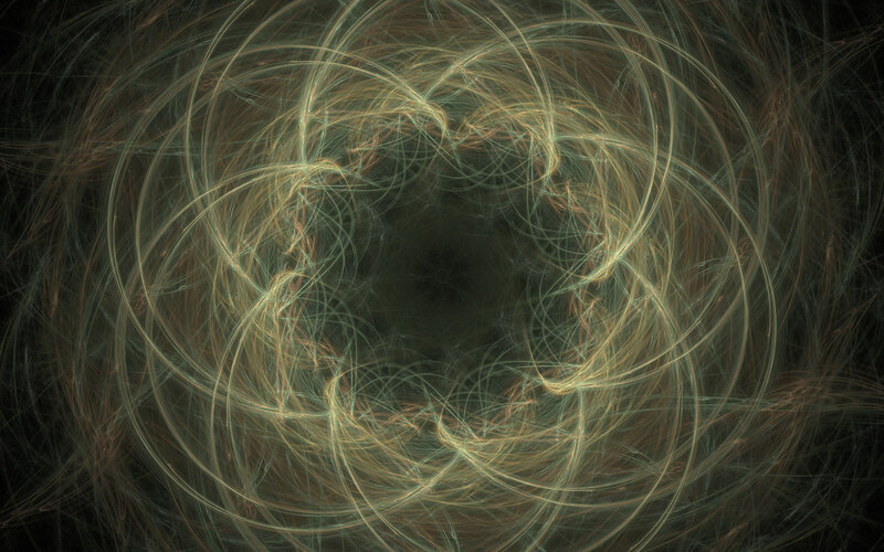 Abstract spiral light patterns