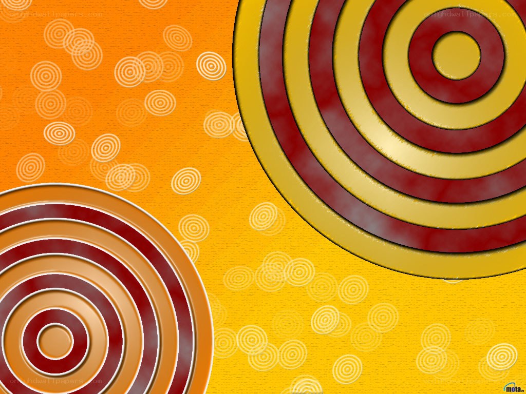 Abstract spiral pattern art
