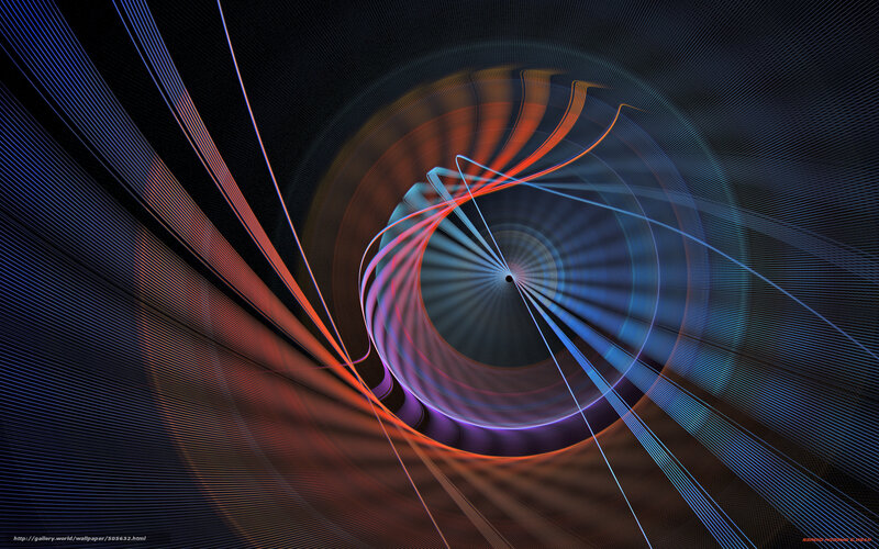 Abstract Spiral Pattern — Blue, Dynamic, Digital Art
