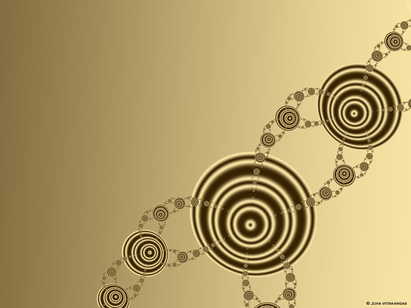 Abstract Spiral Pattern — Gold