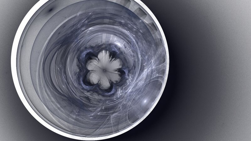 Abstract Spiral Pattern — Gray