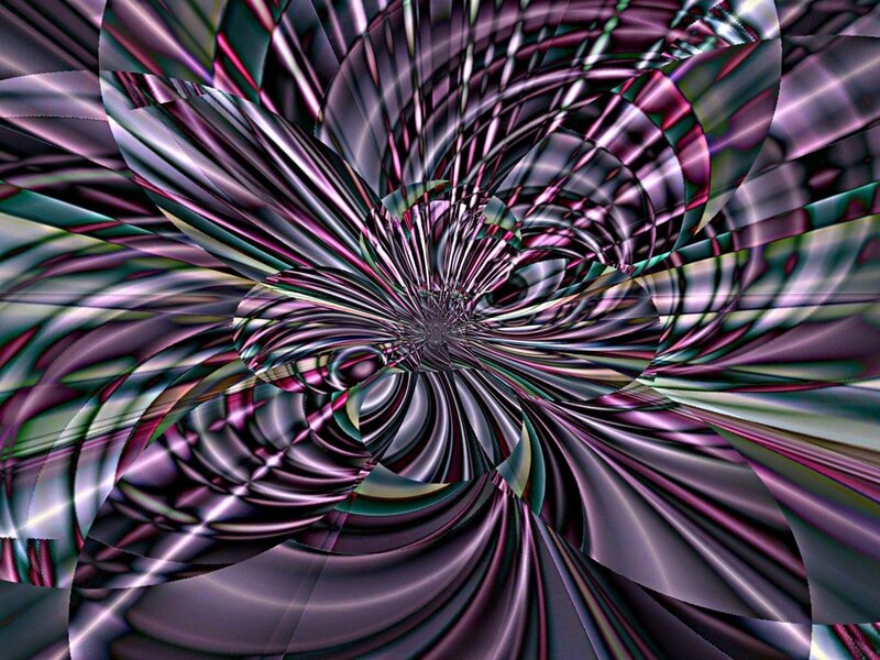 Abstract Spiral Pattern — Purple, Hypnotic, Colorful