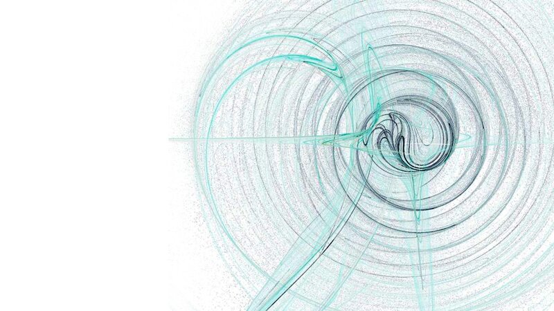 Abstract Spiral Pattern — White, Calm, Digital Art