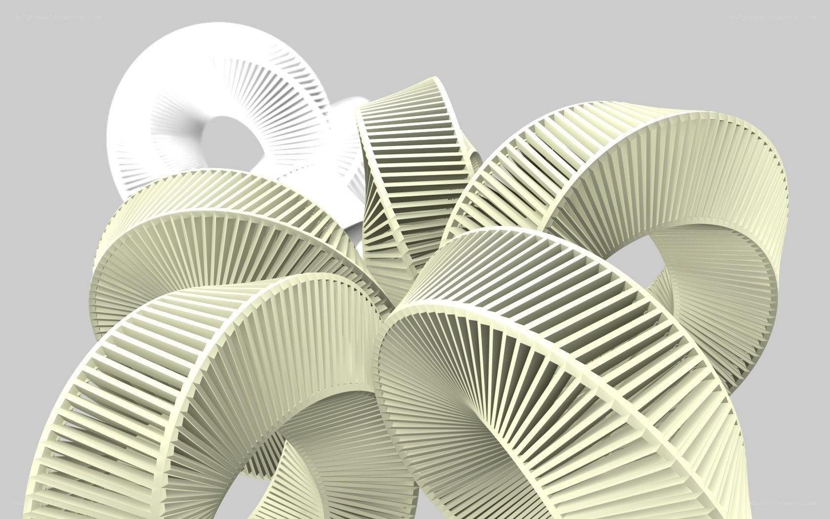 abstract spiral sculpture