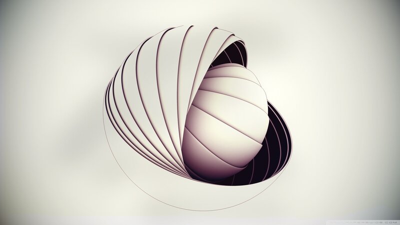 Abstract Spiral Sphere