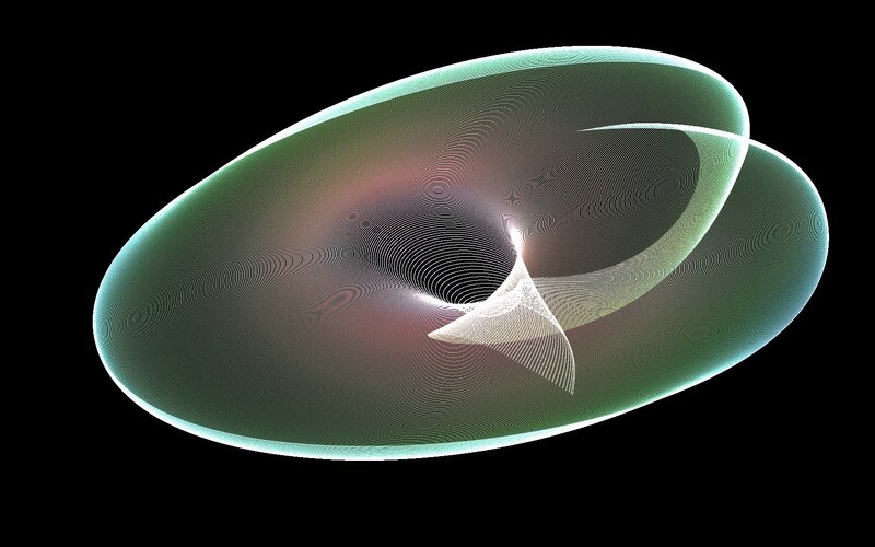 Abstract Spiral Structure — Green