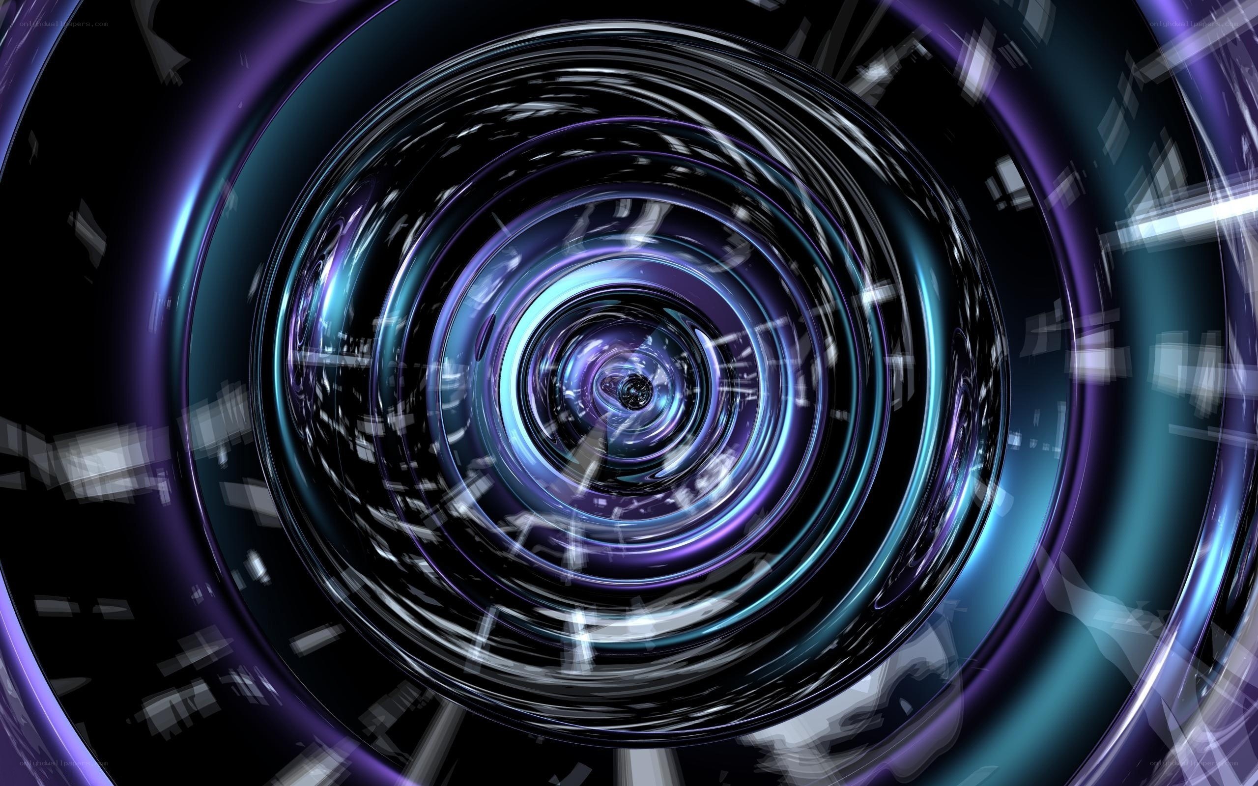 Abstract spiral tunnel