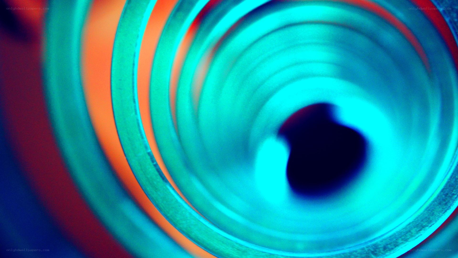 abstract spiral tunnel