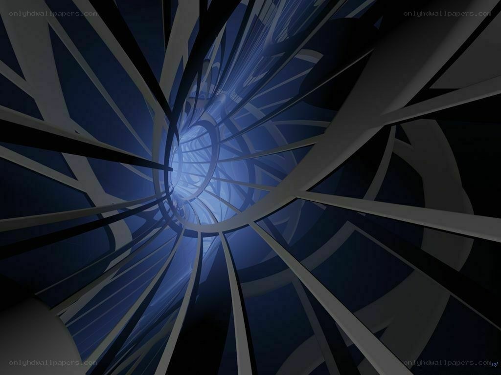 abstract spiral tunnel