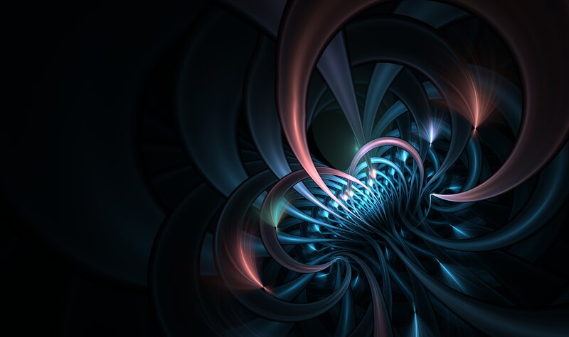 Abstract spiral tunnel