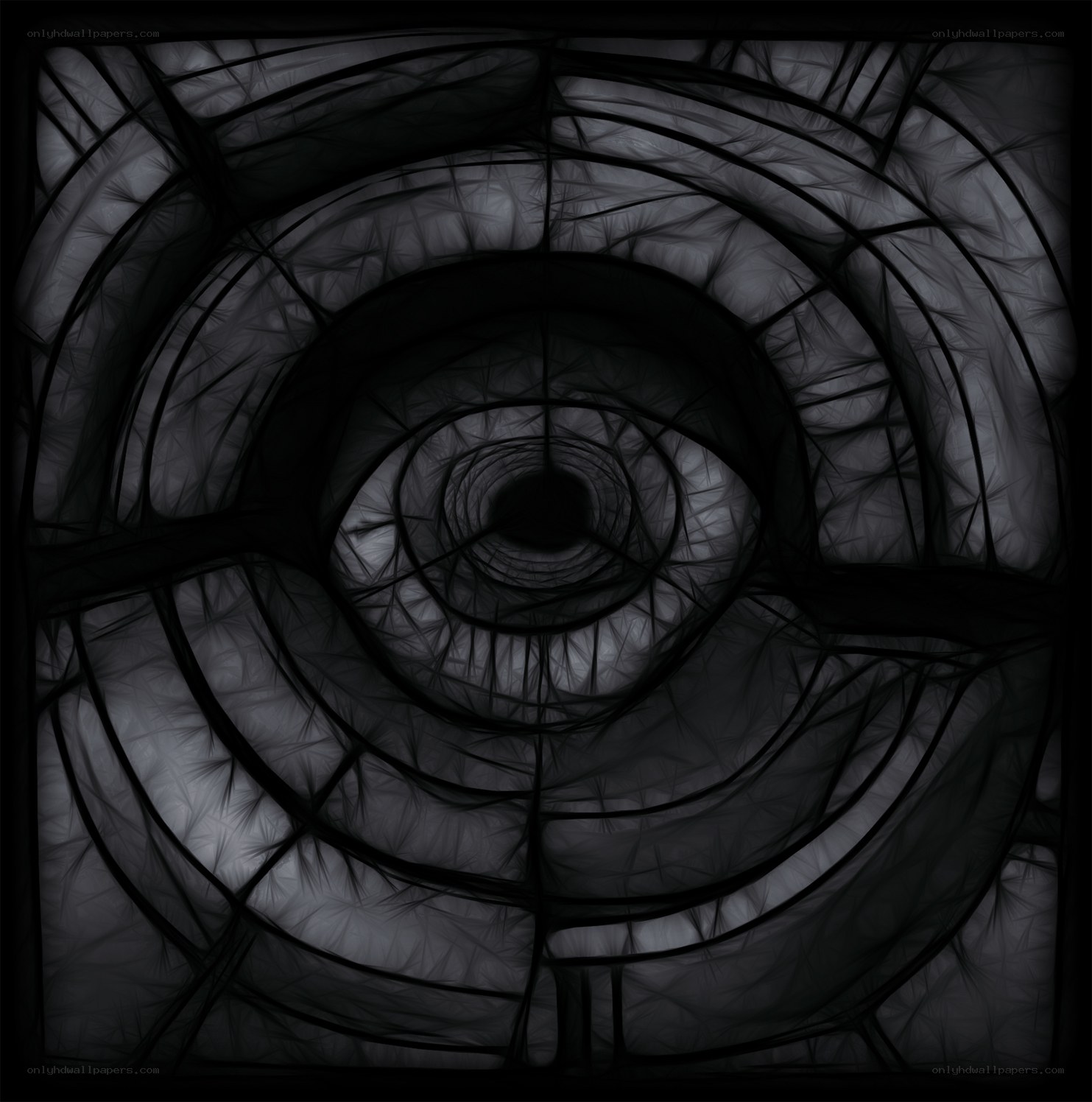 abstract spiral tunnel