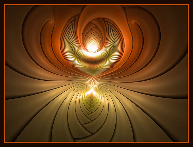 Abstract Spiral Tunnel — Brown