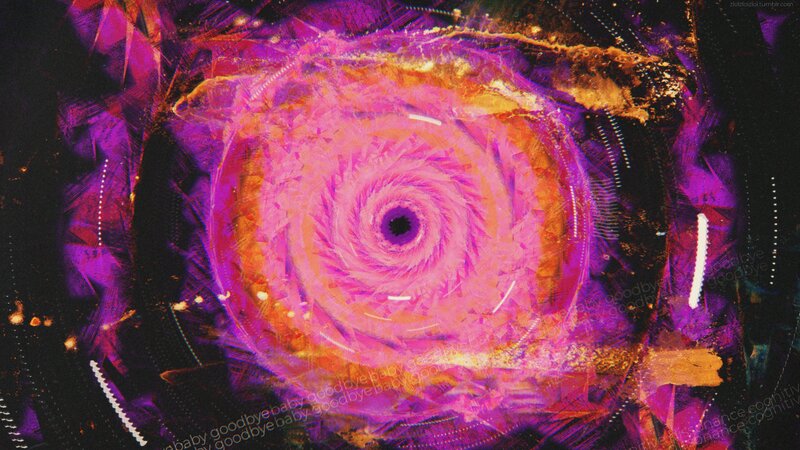 Abstract Spiral Vortex — Purple