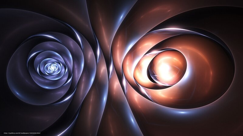 Abstract spiral vortex