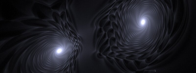 Abstract spiral vortex tunnel