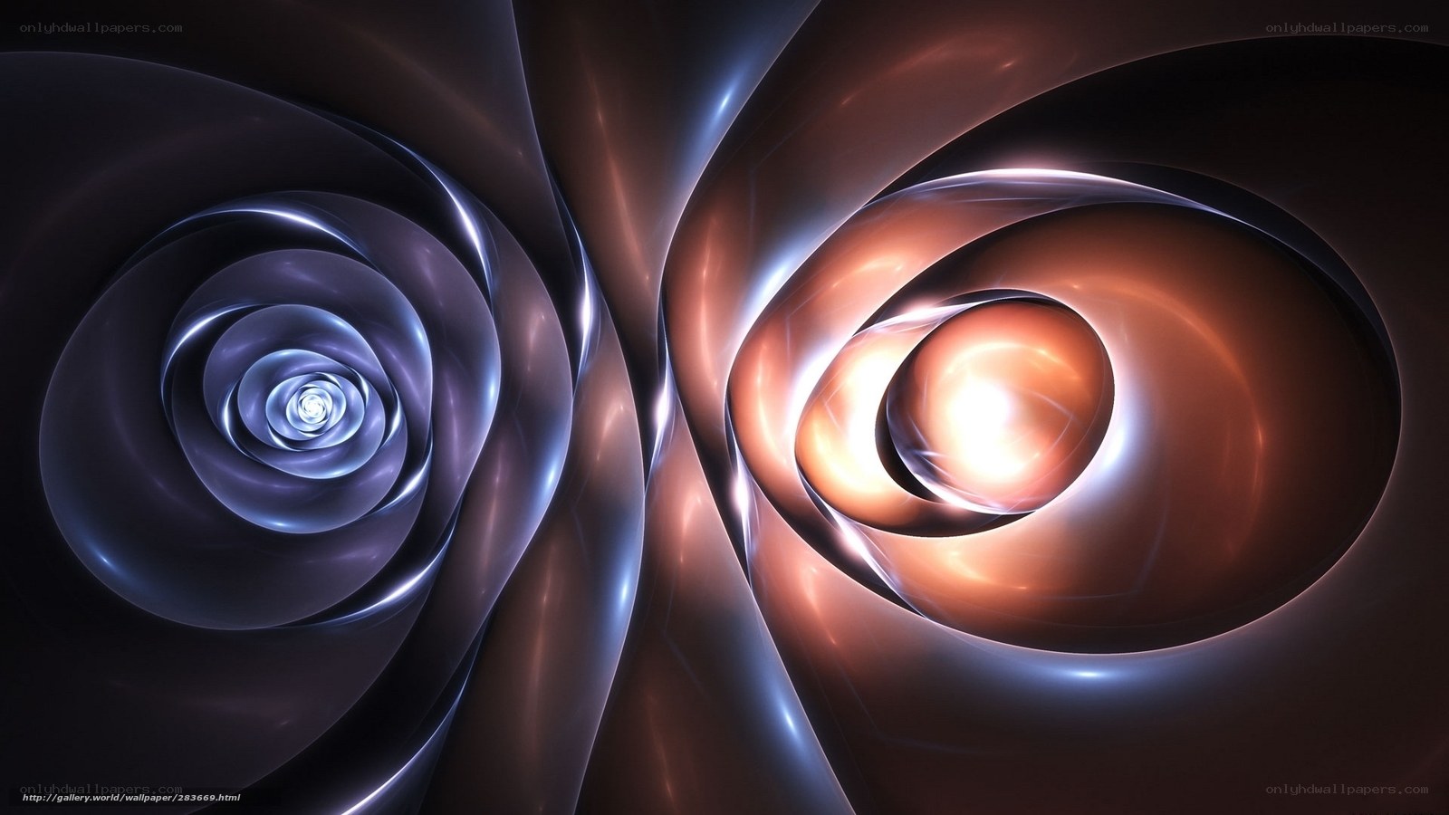 Abstract spiral vortex